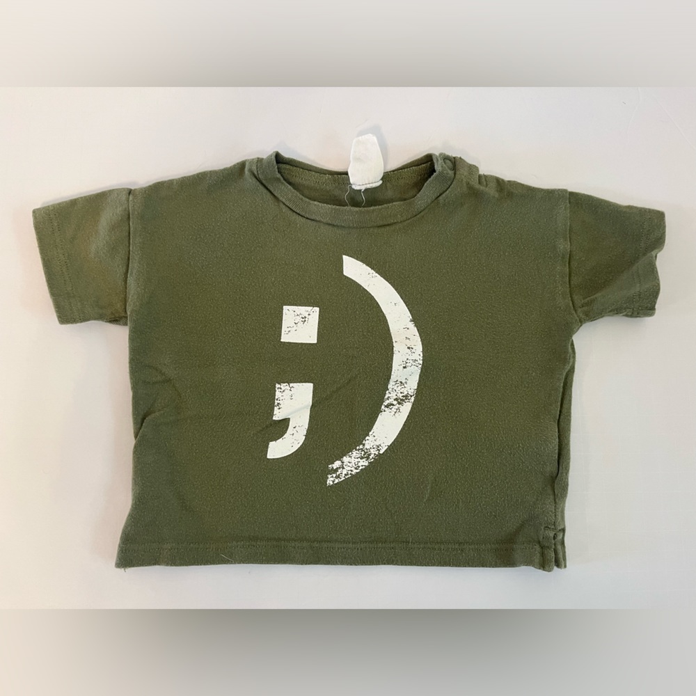 Stem Short Sleeve Smiley Face Tee